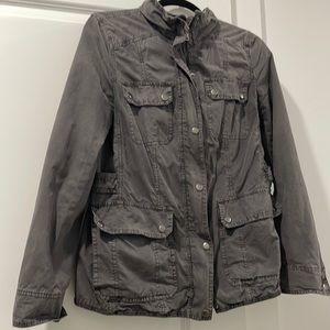 Light weight soft grey jacket